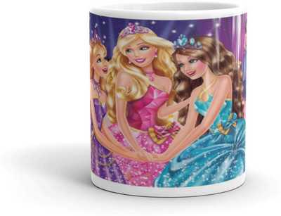 MoreAndMore Specially Designed Princess Printeds BT01 PC12 Ceramic Coffee Mug(350 ml)