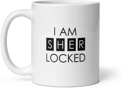 Mr UVD I am Shar Lock Ceramic Coffee Mug(350 ml)