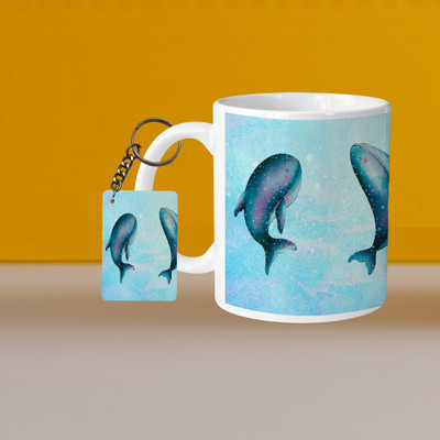 Print Ginnie 101_VM Normal Is Borning L-R Ceramic Coffee Mug(325 ml)