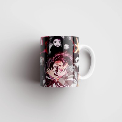 MugsNation Demon Slayer – Tanjiro Kamado Ceramic Coffee Mug(330 ml)