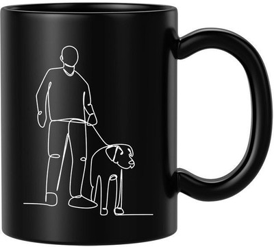 BLISSart New_Premium_coffee ceramic mug_hh550 Ceramic Coffee Mug(350 ml, Pack of 4)