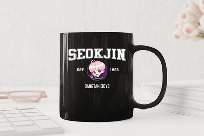 sabali Jin Astronaut World Black Printed 350 ML Ceramic Porcelain Coffee Mug(350 ml)