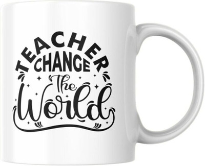 Pranay Personalised for Teachers, Lovely Messages/Gift for Teacher's Day | Ceramic Coffee Mug(300 ml)