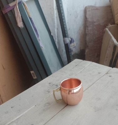 STREET MART Solid copper Shot mug Peg Mesure 60 ML 1 Pcs Copper Beer Mug(60 ml)