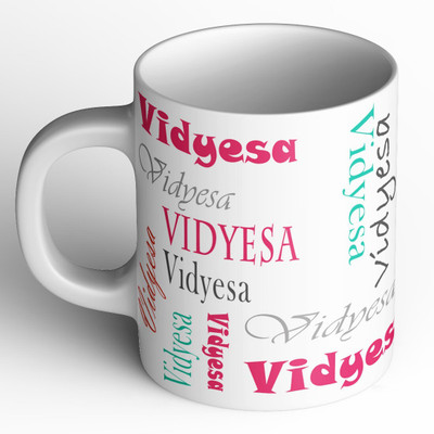 Abaronee 1010_Vidyesa b004 in name 001 Ceramic Coffee Mug(350 ml)