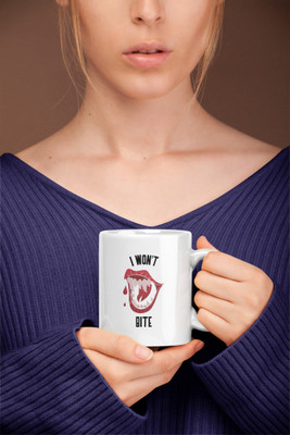 Epic Merch I won’t bite Ceramic Coffee Mug(350 ml)