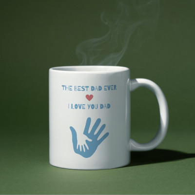 FiftyOne Hub Happy Fathers Day Ceramic Coffee Mug(350 ml)