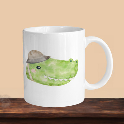 VM MALL 101_Croc R Ceramic Coffee Mug(330 ml)