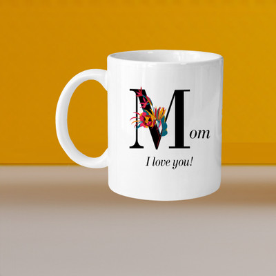 Hunter Studio 101_Perfect for Coffee and Tea - Single Pack VM Mom I Love You L Ceramic Coffee Mug(328 ml)