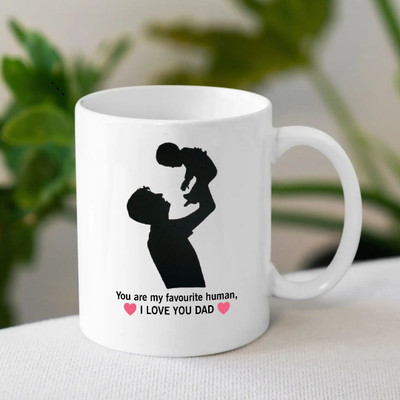 GiftsGlow Ceramic White mug pack of 1 Customized designs_MKH492 Ceramic Coffee Mug(350 ml)