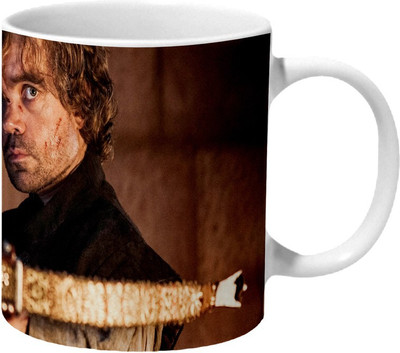 Mooch Wale Game Of Thrones Tyrion Lannister Crossbow Ceramic Coffee Mug(325 ml)