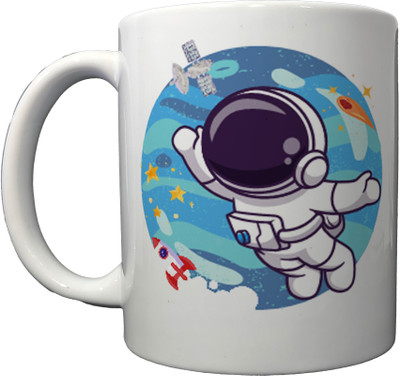 VM MALL 101_Go to work Ceremic Coffee mug 300 ml Ceramic Coffee Mug(300 ml)