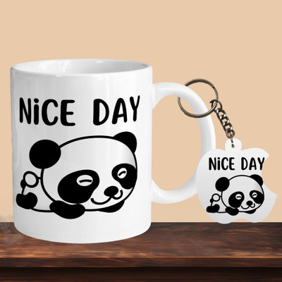 VM MALL 101_Nice Day R-A Ceramic Coffee Mug(330 ml)