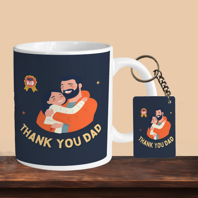 VM MALL 101_Thankyou Dad R-R Ceramic Coffee Mug(330 ml)