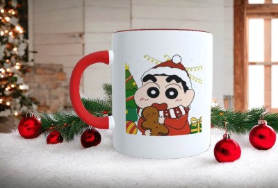 TheAvatarCloset Shinchan mug cute gift for Christmas presents for kids family Ceramic Coffee Mug(330 ml)