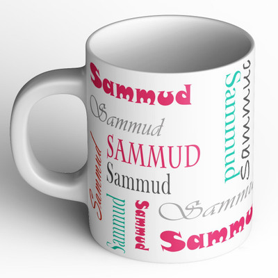 Abaronee 1010_Sammud b004 in name 001 Ceramic Coffee Mug(350 ml)