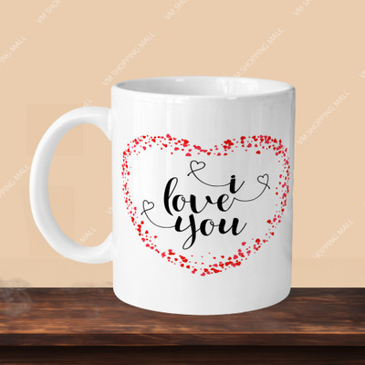Print Ginnie 101_I Love You 01 R-A Ceramic Coffee Mug(325 ml)