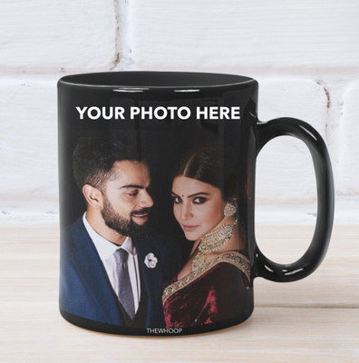 TheWhoop Personalized Black Patch for Gift Any Occasions Ceramic Coffee Mug(325 ml)