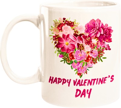 CIC CustomInk Creations Ceramic Coffee-Cute Valentine’s Day Gift for Girlfriend Ceramic Coffee Mug(350 ml)