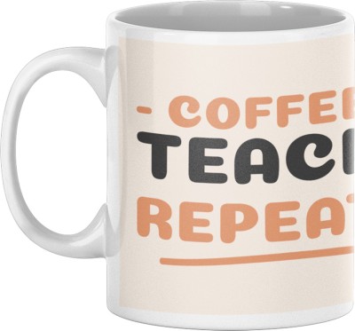 oval designs Chemistry Teacher Ceramic Coffee Mug(350 ml)