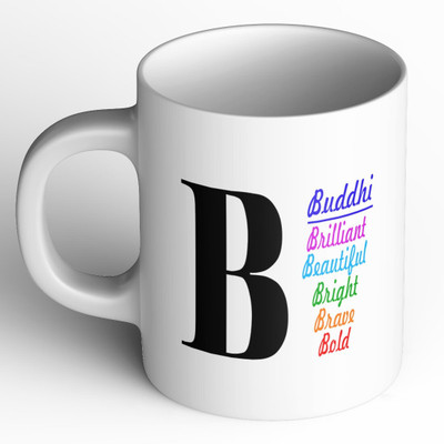 Abaronee NEW_Buddhi c001 in name Ceramic Coffee Mug(350 ml)