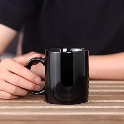 love unlimited PIPE MMicrowave safe 300 ml Tea/Milk/Coffees (Set of 2) Ceramic Coffee Ceramic Coffee Mug(300 ml, Pack of 2)