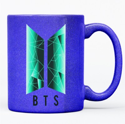 Elegaci Gifts Bts Coffee-MUG-069-BLUE Ceramic Coffee Mug(320 ml)