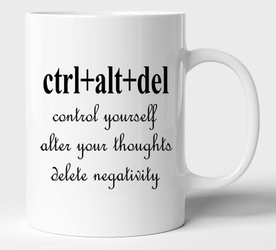 BLISSart NEW_BLS-PM-KP2129-W Ceramic Coffee Mug(350 ml)