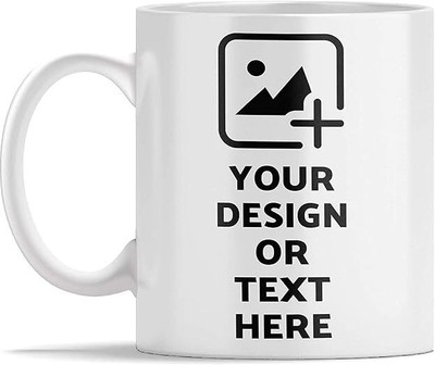 DEEPAK Customized|Cup for Gift - White Ceramics Name Gifts for Birthday 350 ml Ceramic Coffee Mug(250 ml)