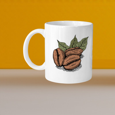 Print Ginnie 101_Perfect for Coffee and Tea - Single Pack VM Coffeee L Ceramic Coffee Mug(325 ml)