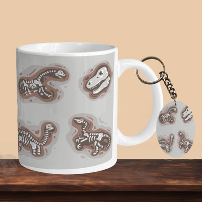 VM MALL 101_Dinasaur R-O Ceramic Coffee Mug(330 ml)