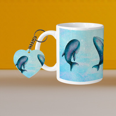 VMSHOPPINGMART 101_VM Normal Is Borning L-H Ceramic Coffee Mug(320 ml, Pack of 2)