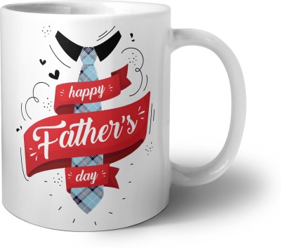 Phirki Studio Father's Day Printed Coffee 06 Ceramic Coffee Mug(325 ml)