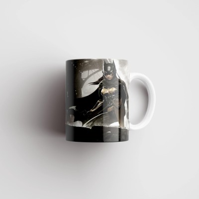 MugsNation Gotham Guardian | Batgirl Printed Ceramic Coffee Mug(330 ml)