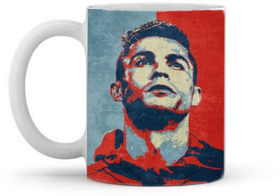 Manorath ronaldo pics white ceramic coffee mug Ceramic Coffee Mug(345 ml)