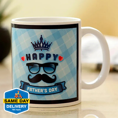 FNP Unique Fathers Day Printed Ceramic Coffee Mug(325 ml)
