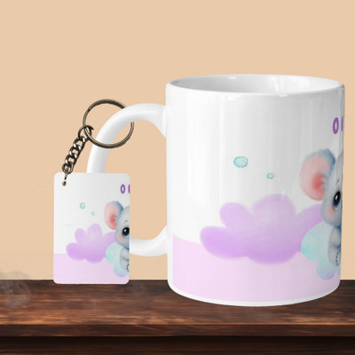 VM SHOPPING MALL Olivia L-R Ceramic Coffee Mug(330 ml)