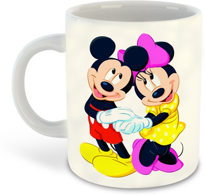 FLEXERSTYLE NEW2025-Mickey Mouse Printed White Coffee - D3 Ceramic Coffee Mug(325 ml)