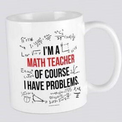 AASTHA IMAGINE Microwave Safe Maths Teacher [TEACHERSDAY] Ceramic Coffees Ceramic Coffee Mug(350 ml)