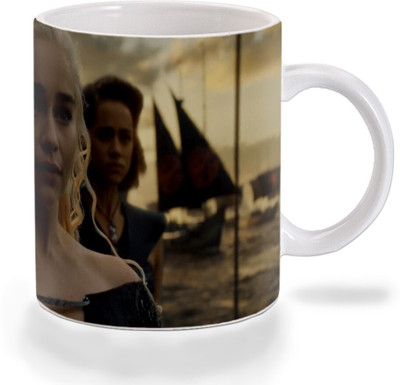 Mooch Wale Game Of Thrones Daenerys Heading For The War Ceramic Coffee Mug(325 ml)