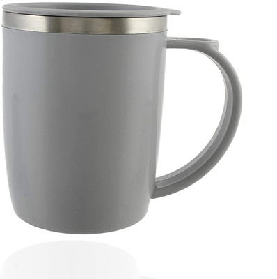 HOMESTIC Have A Nice Day Unicorn Tea Coffee with Sipper lid (Grey) Plastic Coffee Mug(300 ml)