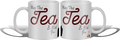 Get Fatang May The Tea Be With You Ceramic Coffee Mug(350 ml)