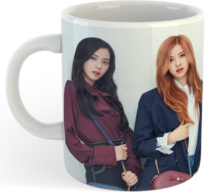 FLEXERSTYLE NEW2025_Black Pink,Korean Band,Kpop Band,Black Pink Singar 8 Ceramic Coffee Mug(325 ml)