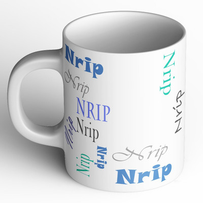 Abaronee NEW_Nrip b005 in name Ceramic Coffee Mug(350 ml)