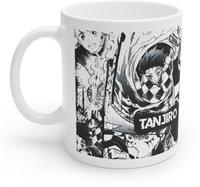 dubals S1-MUG-ANI-DMONS-01-03 Ceramic Coffee Mug(325 ml)