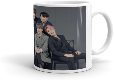 Mr UVD BTS Army PhotoShoot Bangtown Premium Quality (35ml)_MUGG Ceramic Coffee Mug(350 ml)