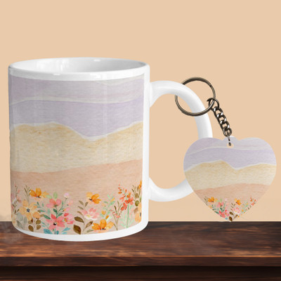 VM MALL 101_Bloom Where You R-H Ceramic Coffee Mug(330 ml)