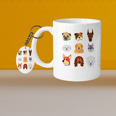 VM MALL 101_VM Make Today Great L-O Ceramic Coffee Mug(325 ml)