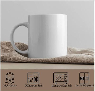sublix Mug 325 ml pack of 1 MUG080_ABHI Ceramic Coffee Mug(325 ml)
