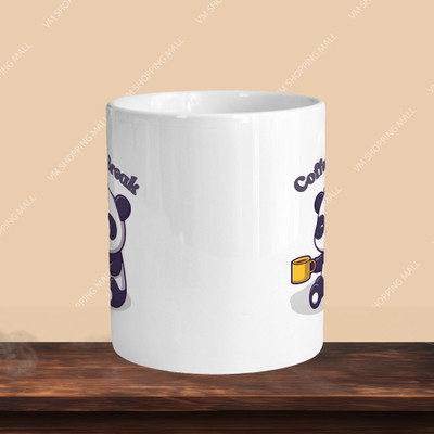 Print Ginnie 101_VM Cat Face L-S Ceramic Coffee Mug(325 ml)